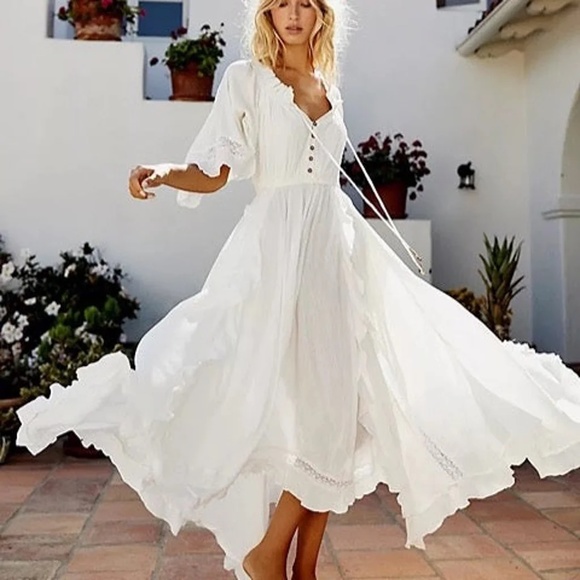 Free People Dresses & Skirts - NWT Free People Beach Bliss Maxi Dress Size XS
